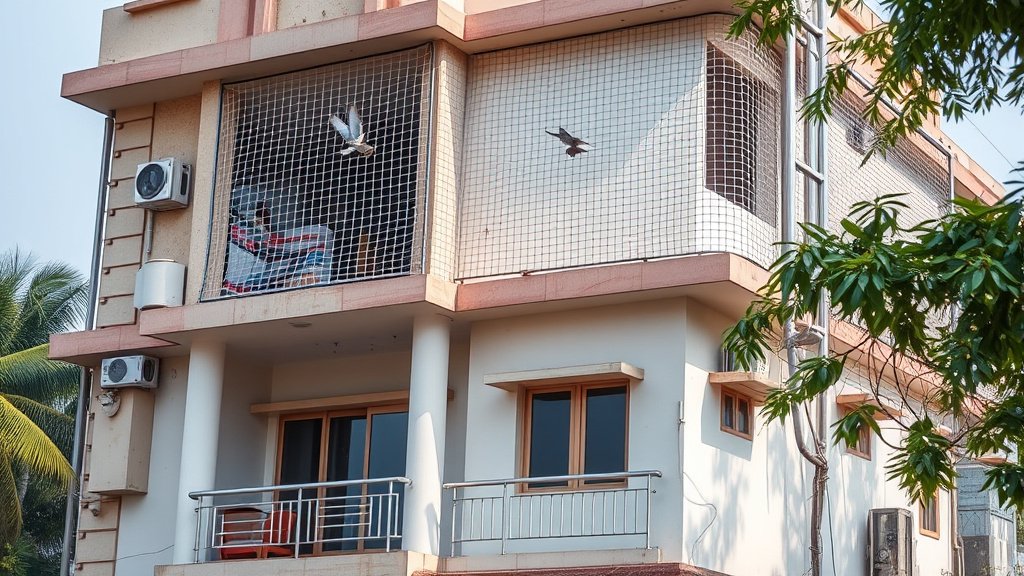 Elevate Safety and Beauty with Professional Pigeon Net Installation in Zilla Parishad Colony Parbhani