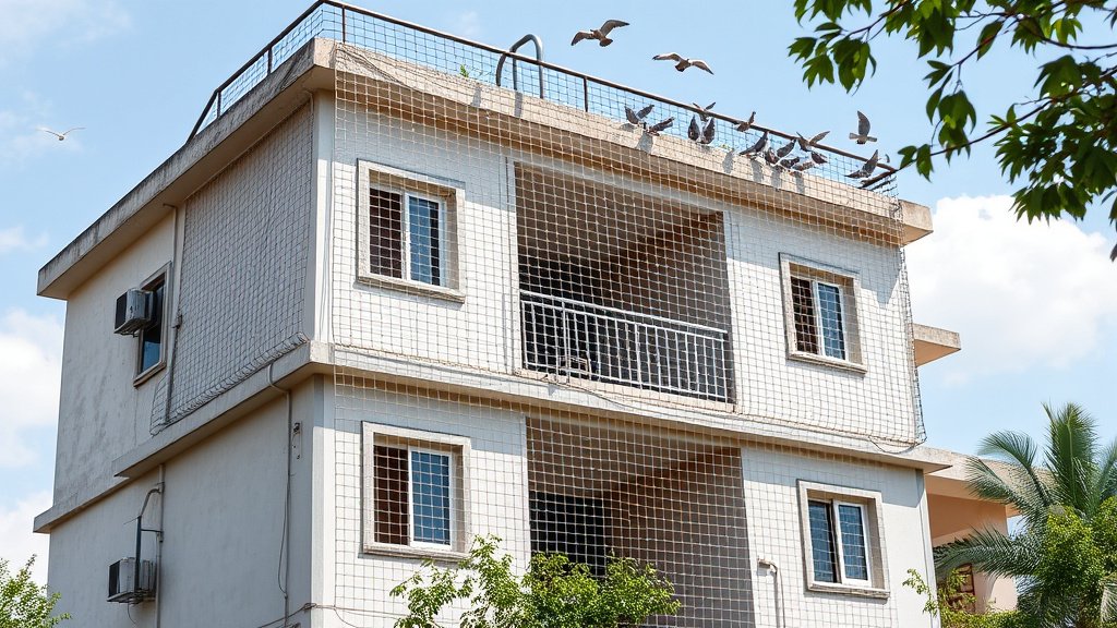 Elevate Safety and Beauty with Professional Pigeon Net Installation in Zilla Parishad Colony Parbhani