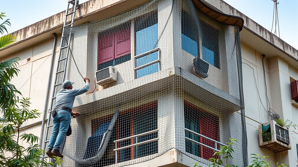Pigeon Net Installation in Degloor Naka Nanded: Expert Services for Your Home