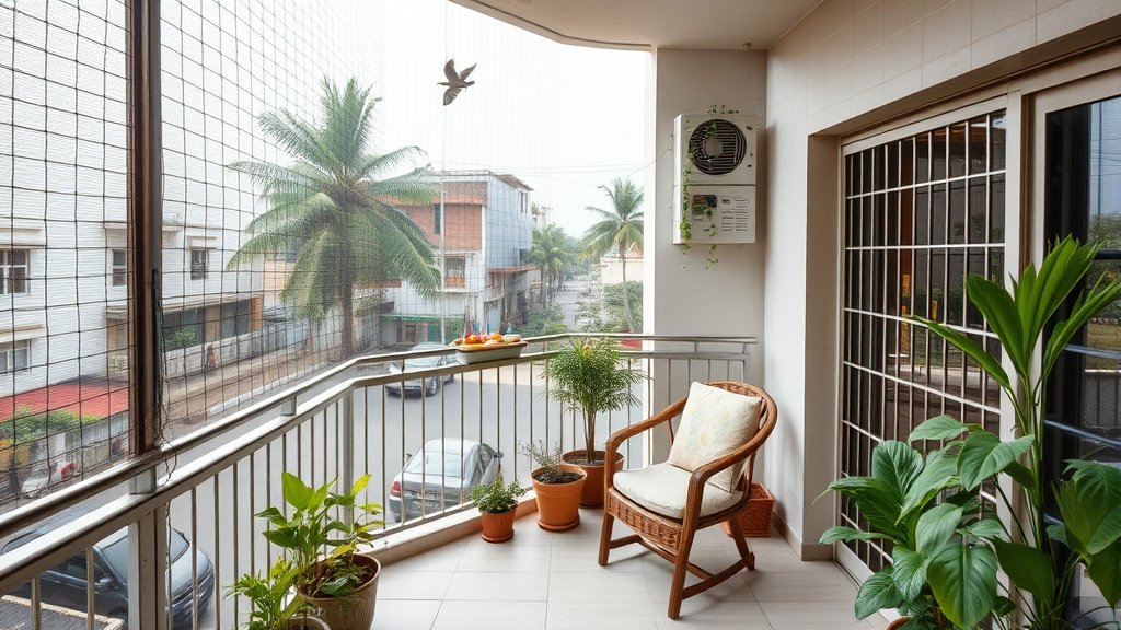 Pigeon Net Installation in Ruikar Colony - Safe Balconies Invisible Grill for Kids Bird Control Pigeon Net Installation in Ruikar Colony - Safe Balconies Invisible Grill for Kids Bird Control