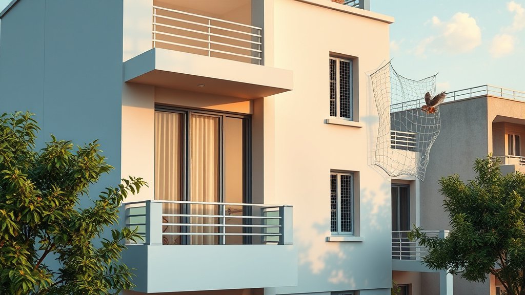Protect Your Home and Family in Navathe Nagar, Amravati - Expert Solutions with Pigeon Nets, Invisible Grills, and Safety Nets